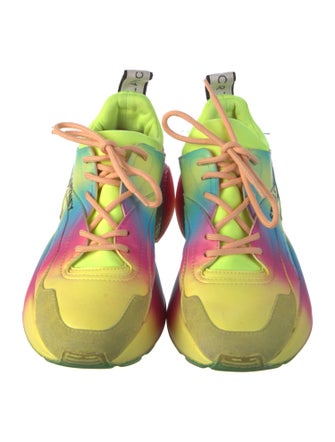 Stella McCartney Leather Printed Chunky Sneakers