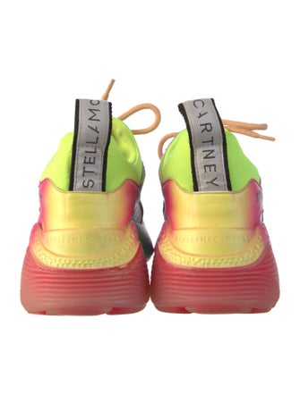 Stella McCartney Leather Printed Chunky Sneakers