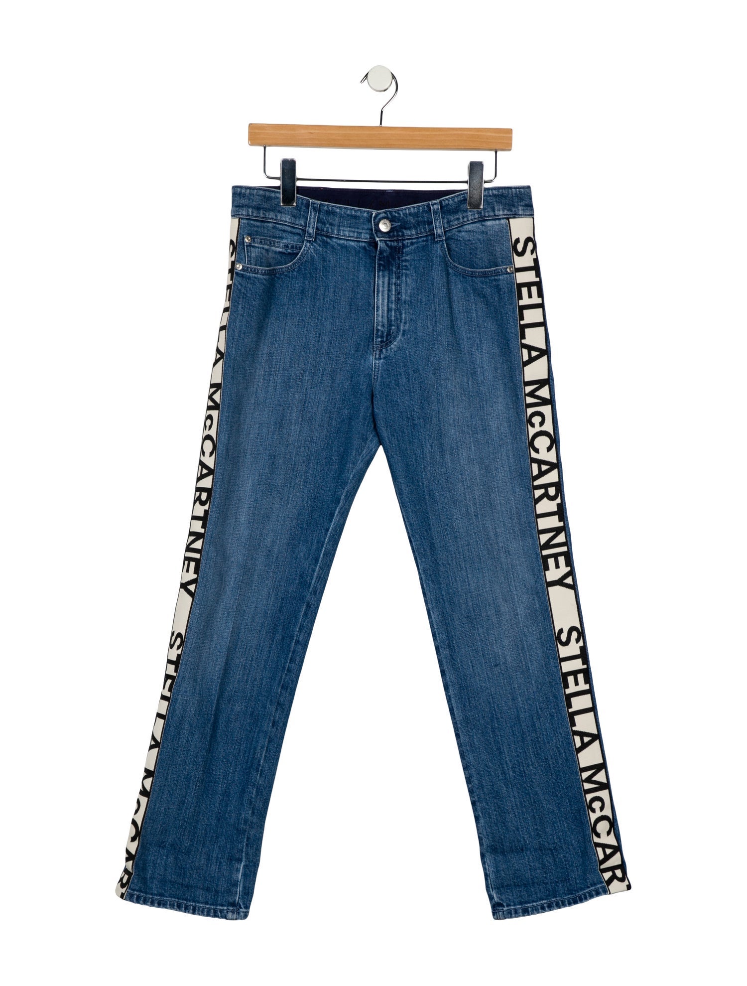 Stella McCartney Mid-Rise Wide Leg Jeans