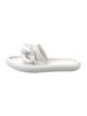 Stella McCartney Leather Chain-Link Accents Slides
