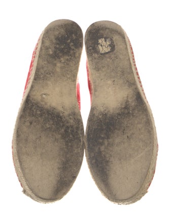 Stella McCartney Suede Colorblock Pattern Espadrille Sneakers