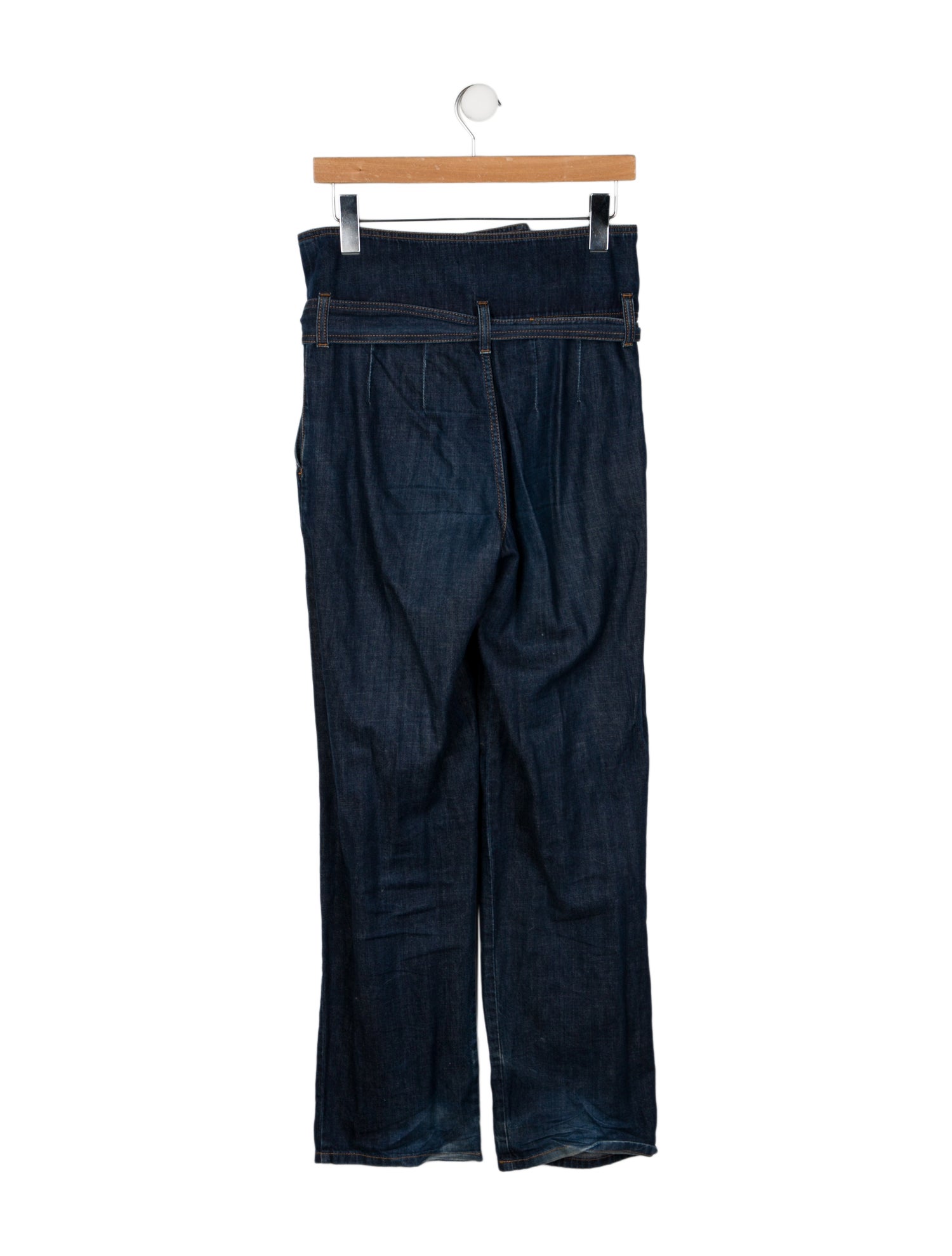 Stella McCartney High-Rise Straight Leg Jeans