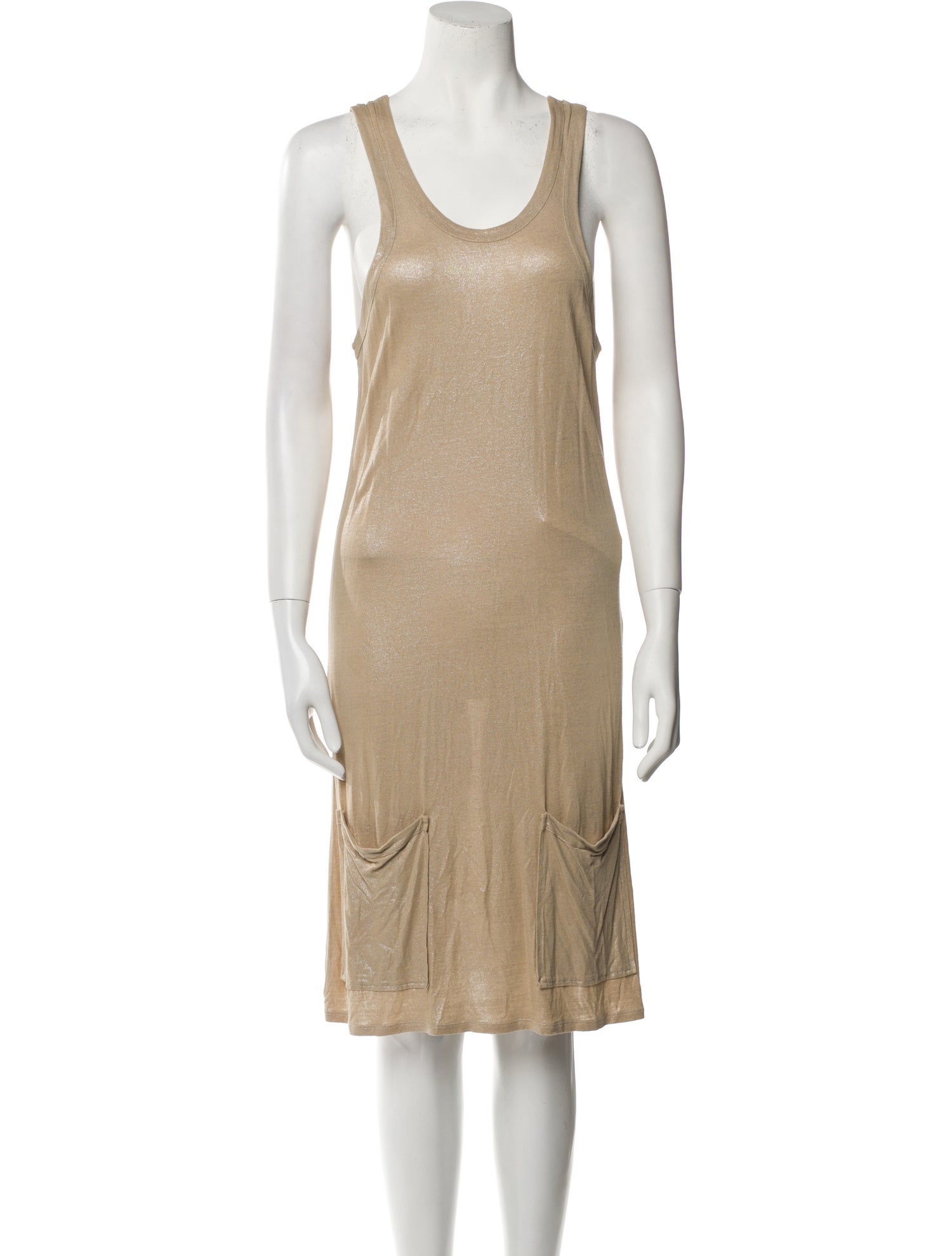 Stella McCartney Scoop Neck Knee-Length Dress