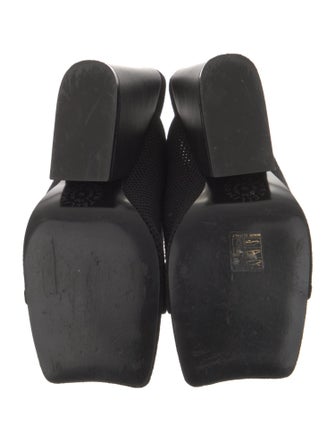 Stella McCartney Mesh Mesh Accents Slides