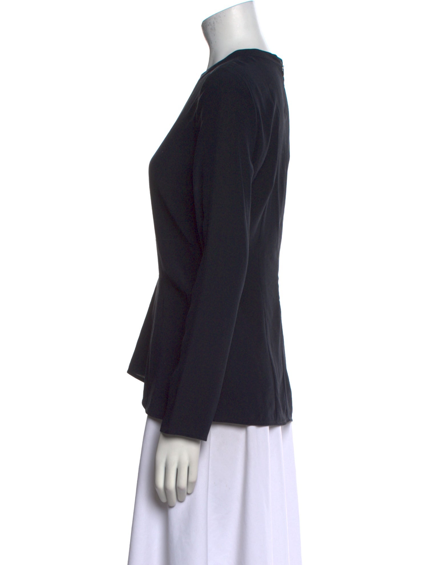 Stella McCartney Silk Crew Neck Top