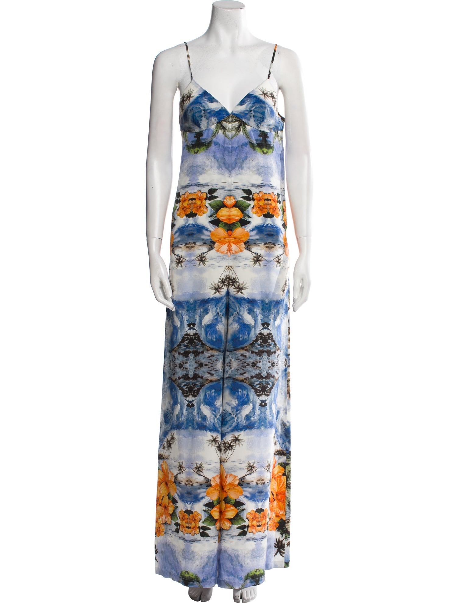 Stella McCartney Printed V-Neck Jumpsuit