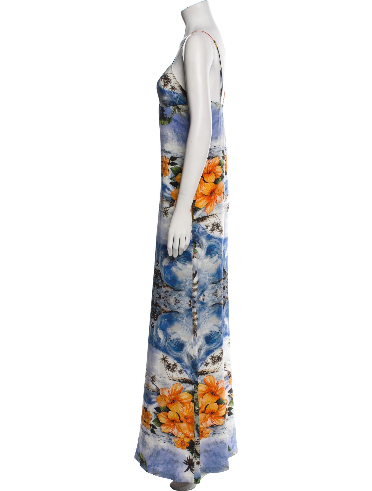 Stella McCartney Printed V-Neck Jumpsuit