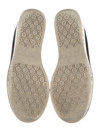 Stella McCartney Leather Grosgrain Trim Loafers