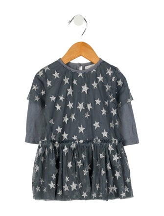 Stella McCartney Mesh Ruffle Dress