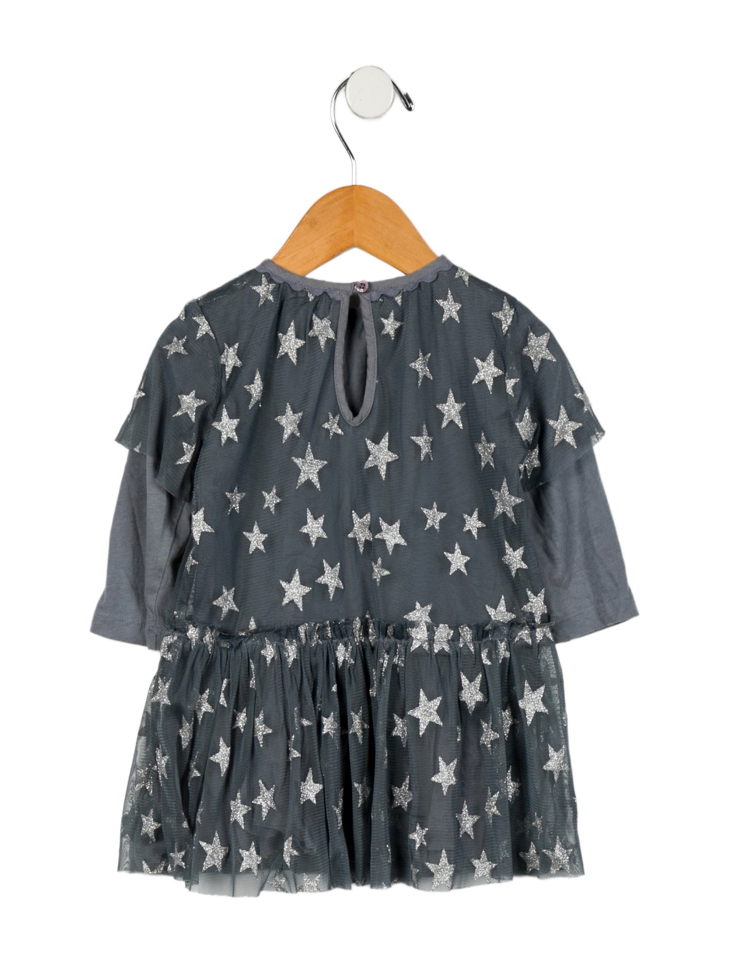 Stella McCartney Mesh Ruffle Dress