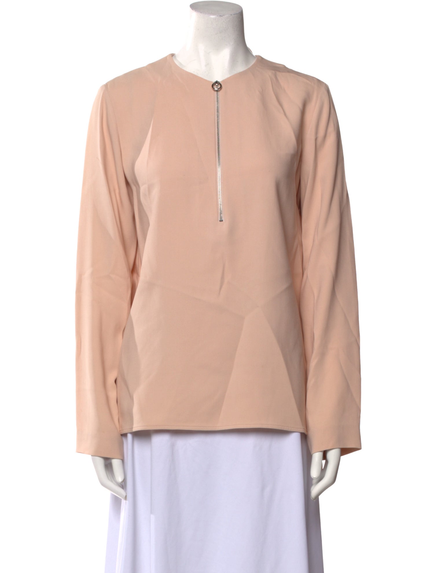Stella McCartney Crew Neck Long Sleeve Blouse