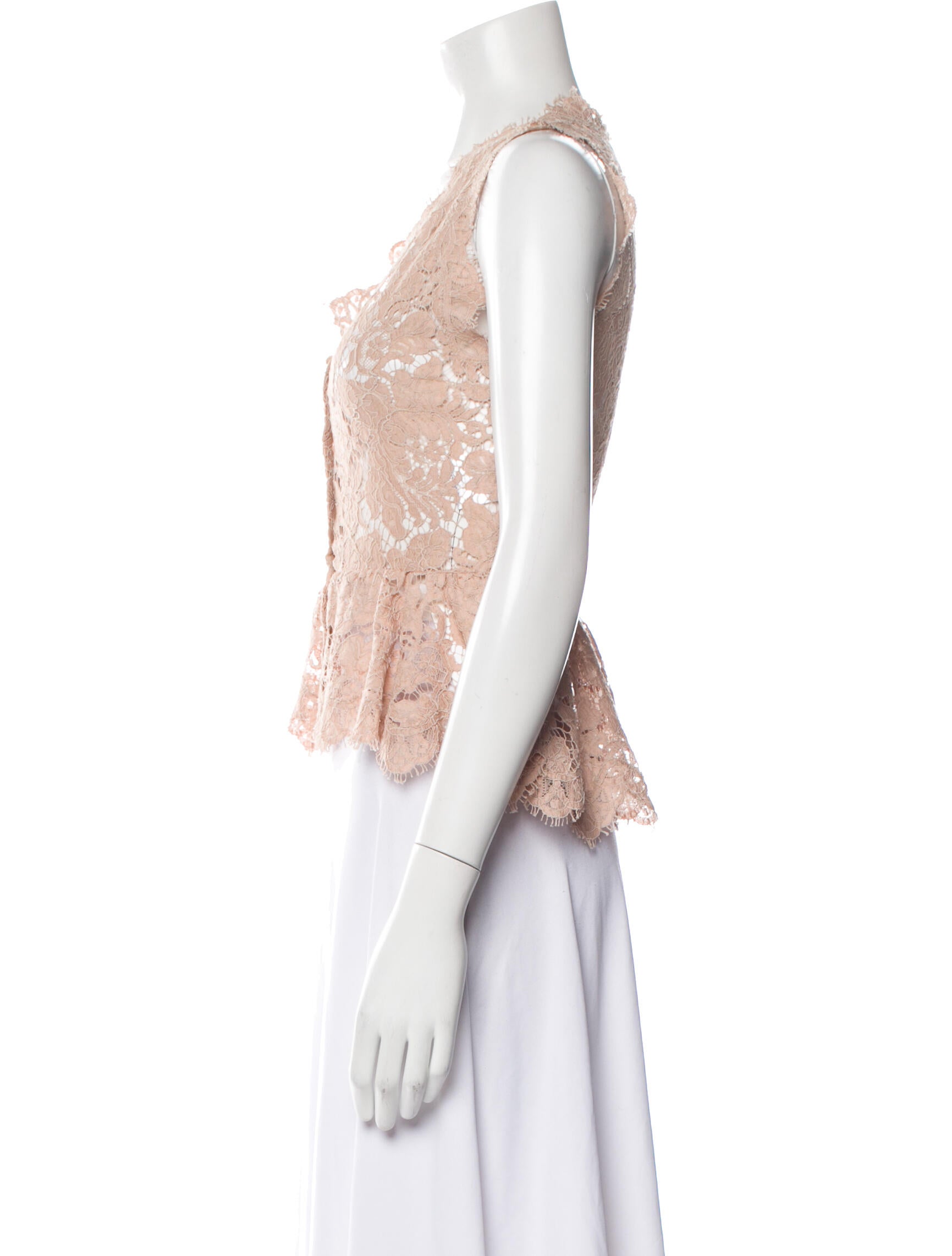 Stella McCartney V-Neck Sleeveless Crop Top