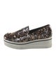 Stella McCartney Sequins Printed Wedge Sneakers