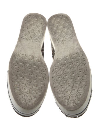 Stella McCartney Sequins Printed Wedge Sneakers