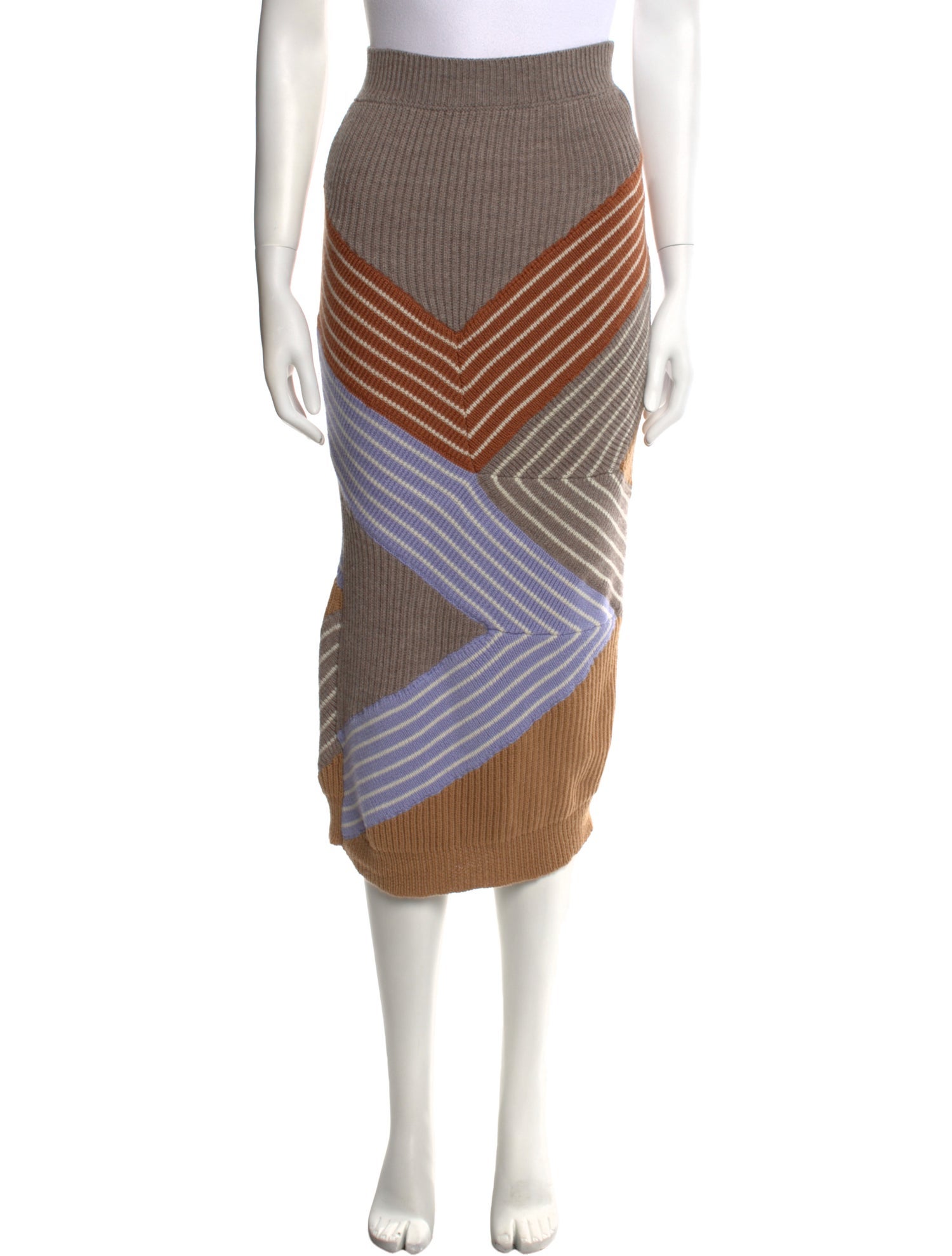 Stella McCartney Virgin Wool Knee-Length Skirt