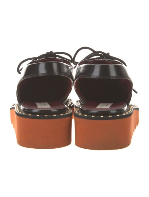 Stella McCartney Leather Studded Accents Slingback Flats