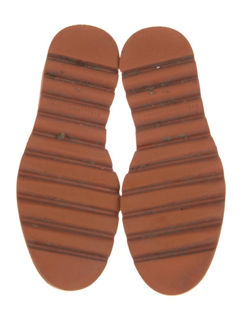 Stella McCartney Patent Leather Studded Accents Loafers