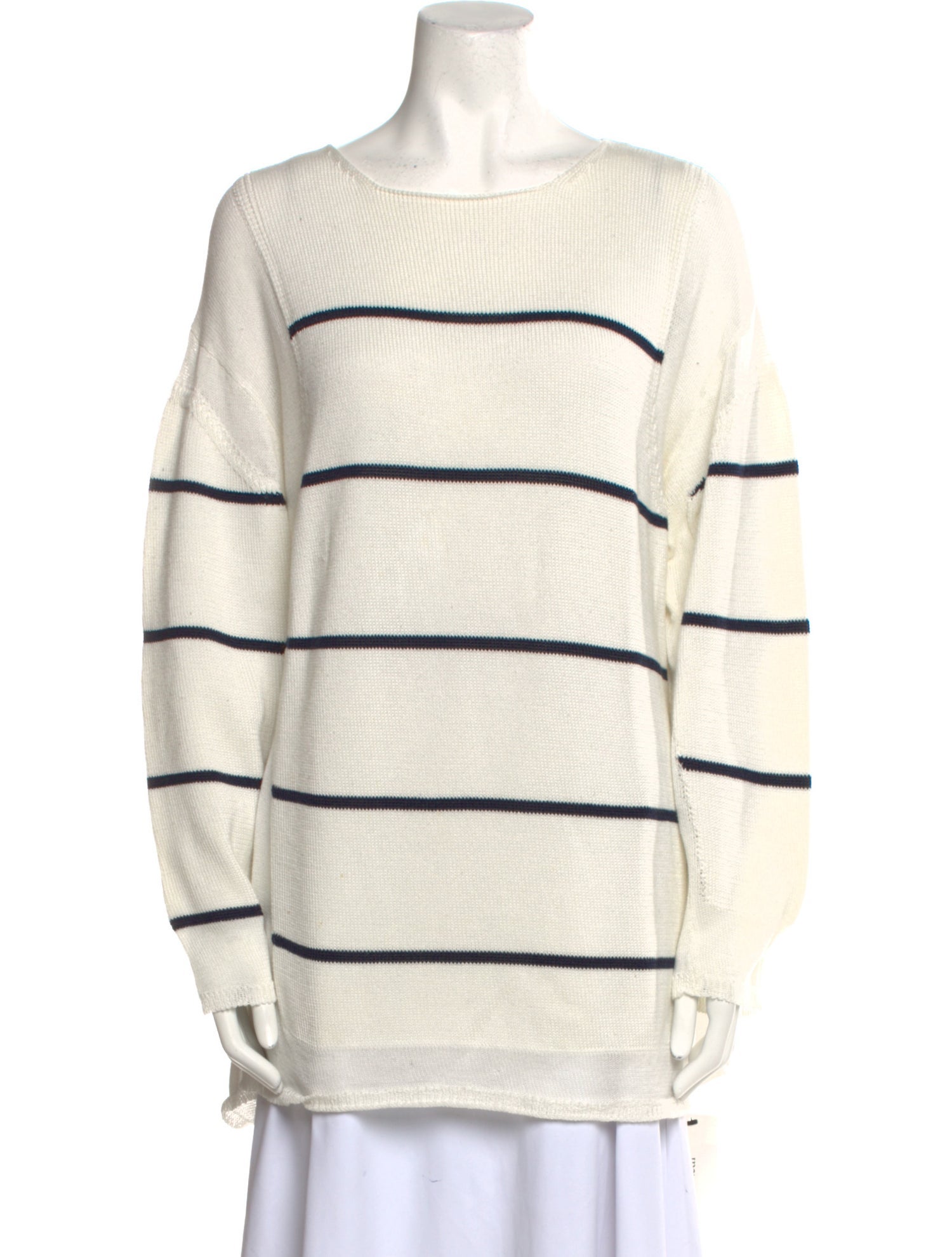 Stella McCartney Striped Bateau Neckline Sweater