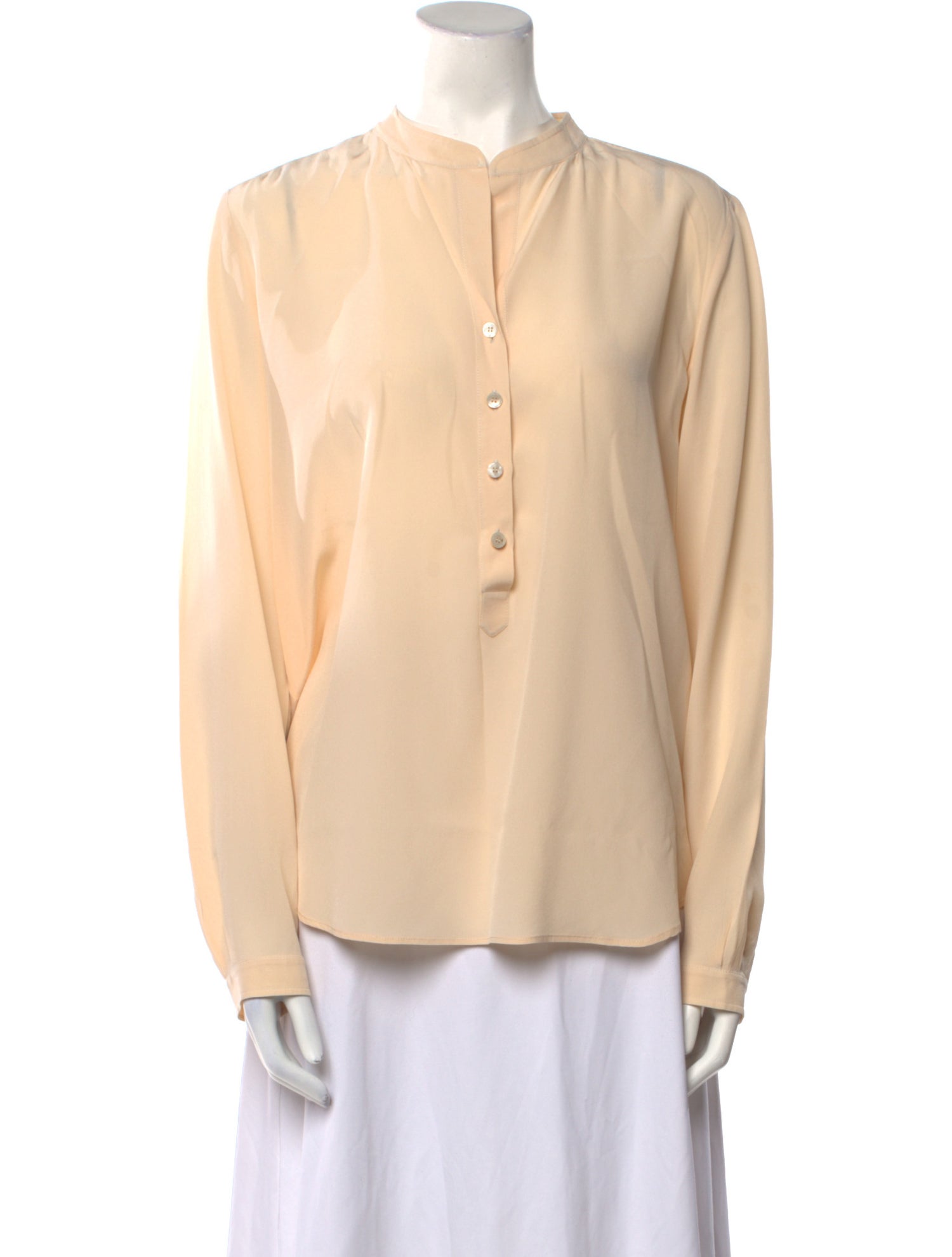 Stella McCartney Mock Neck Long Sleeve Sweatshirt