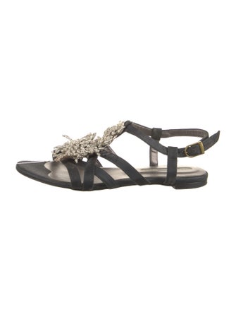 Stella McCartney Satin Gladiator Sandals
