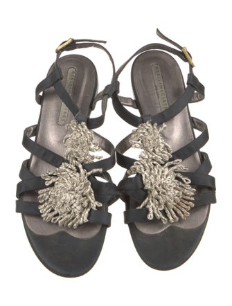 Stella McCartney Satin Gladiator Sandals