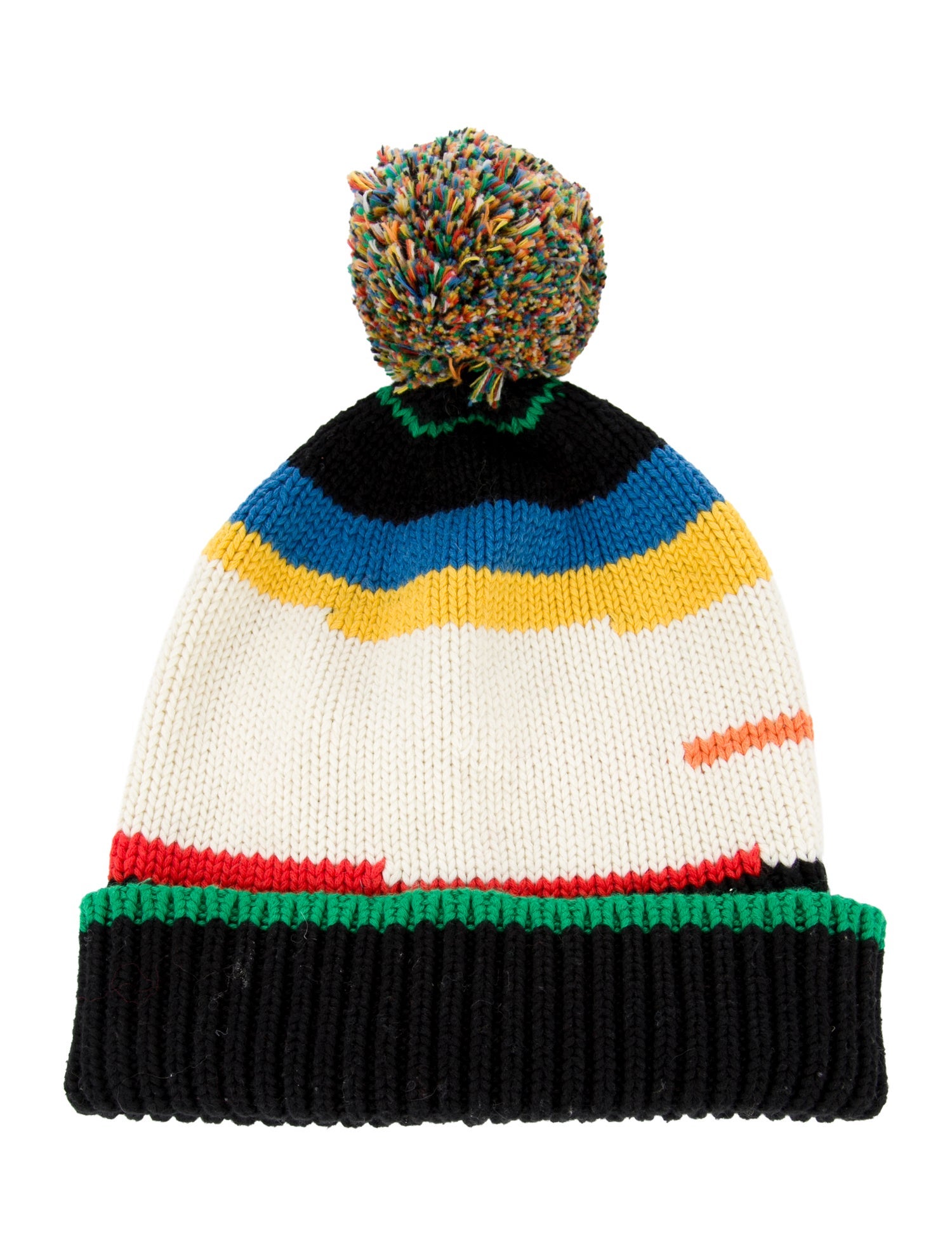 Stella McCartney Girls' Pom-Pom Knit Beanie