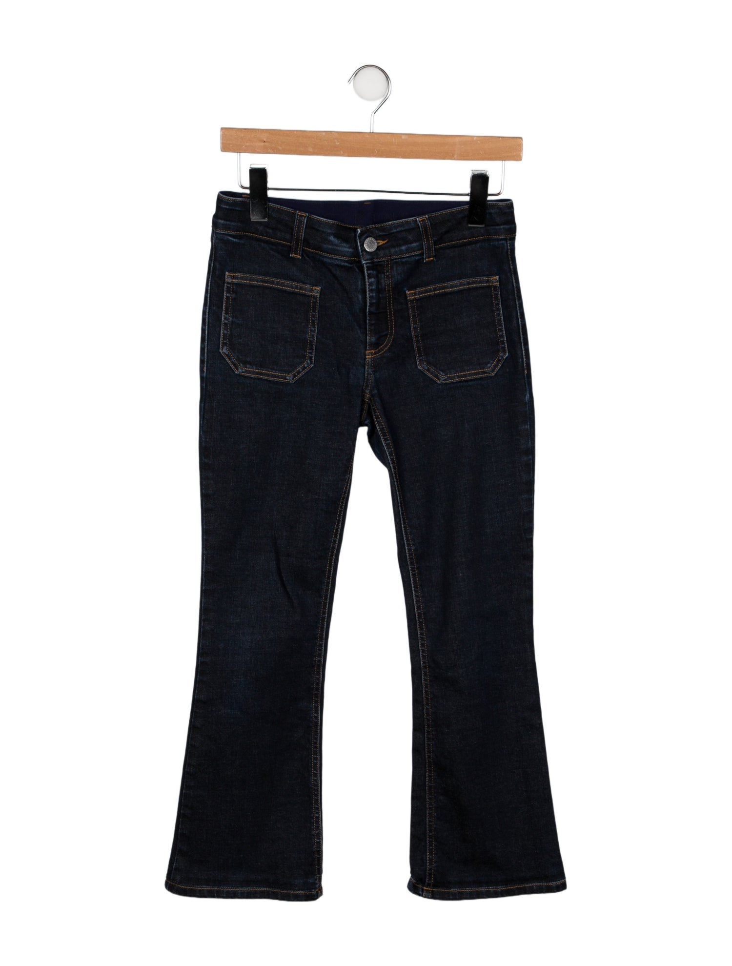 Stella McCartney Mid-Rise Wide Leg Jeans