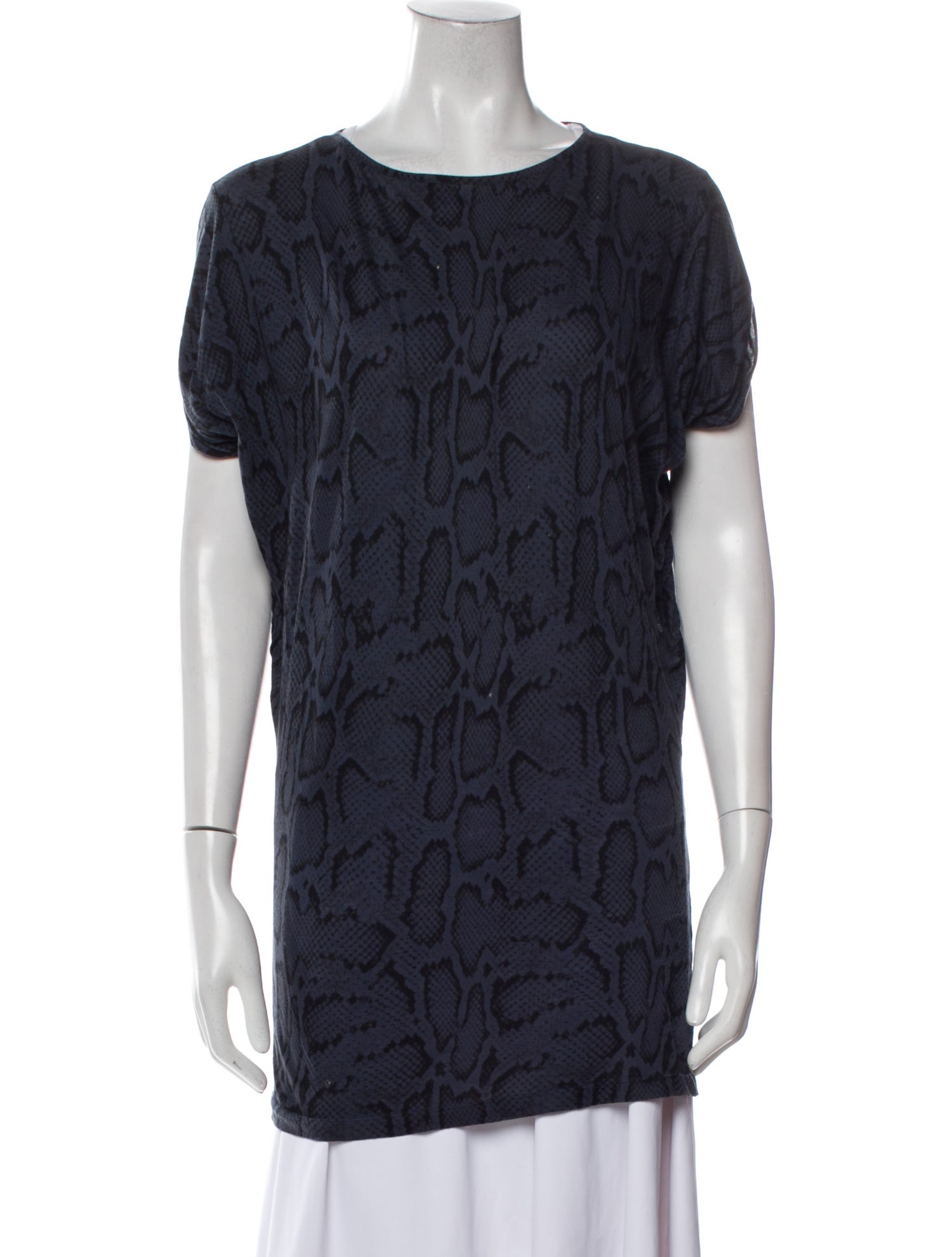 Stella McCartney Animal Print Crew Neck Tunic
