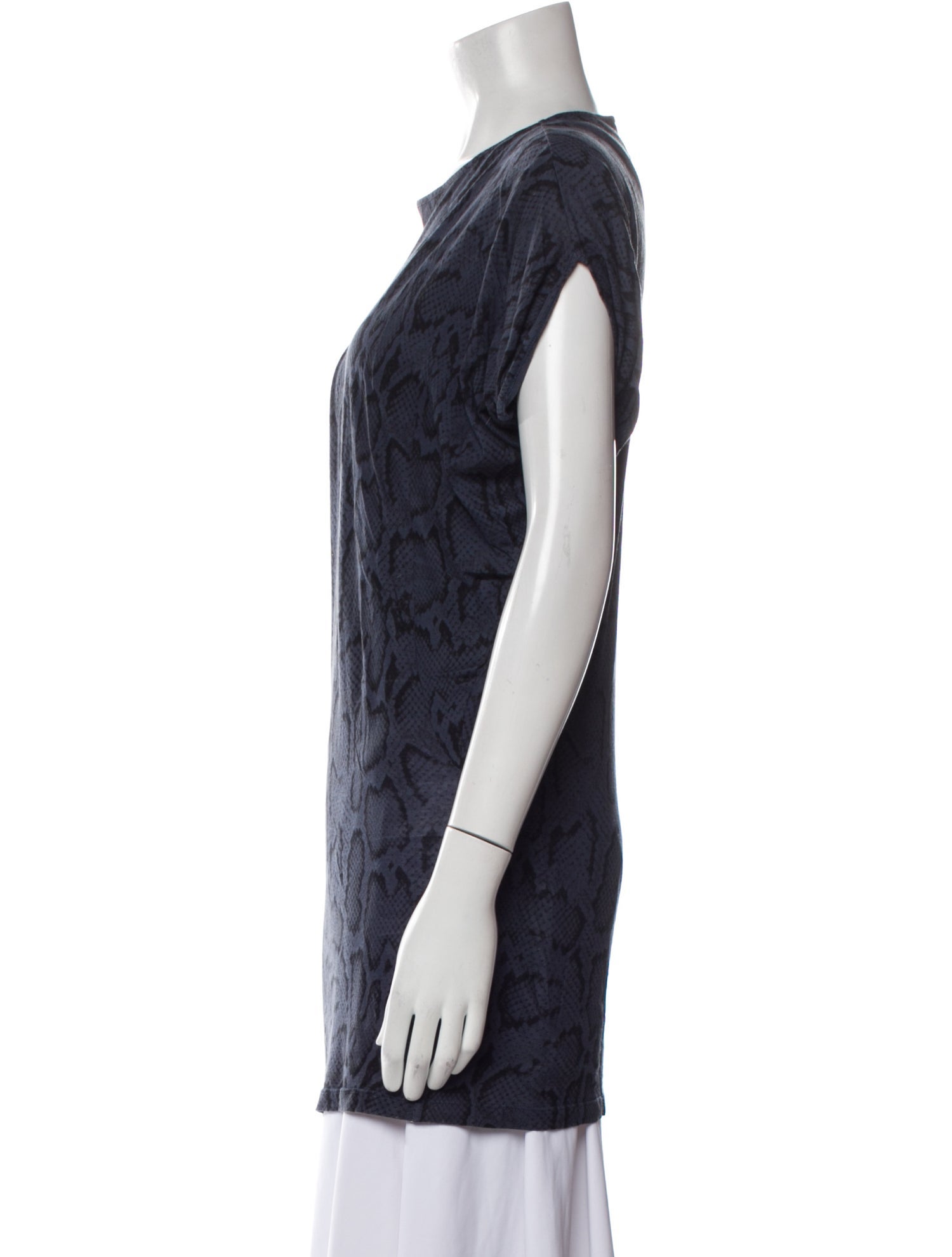 Stella McCartney Animal Print Crew Neck Tunic