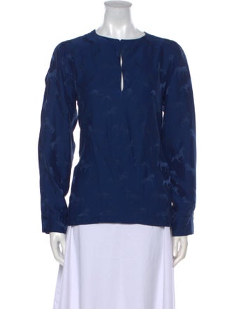 Stella McCartney Crew Neck Long Sleeve Top