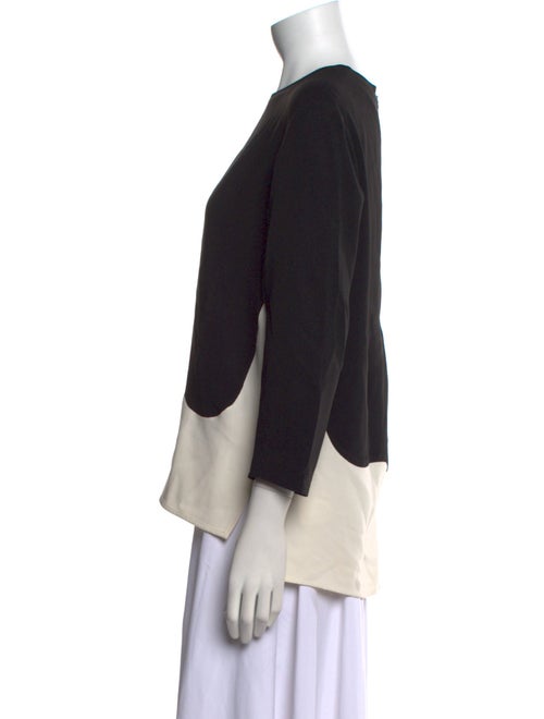 Stella McCartney Colorblock Pattern Crew Neck Top