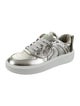Stella McCartney Patent Leather Colorblock Pattern Sneakers