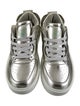 Stella McCartney Patent Leather Colorblock Pattern Sneakers