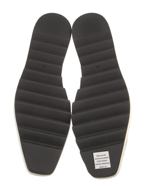 Stella McCartney Vegetarian Suede Printed Wedge Sneakers