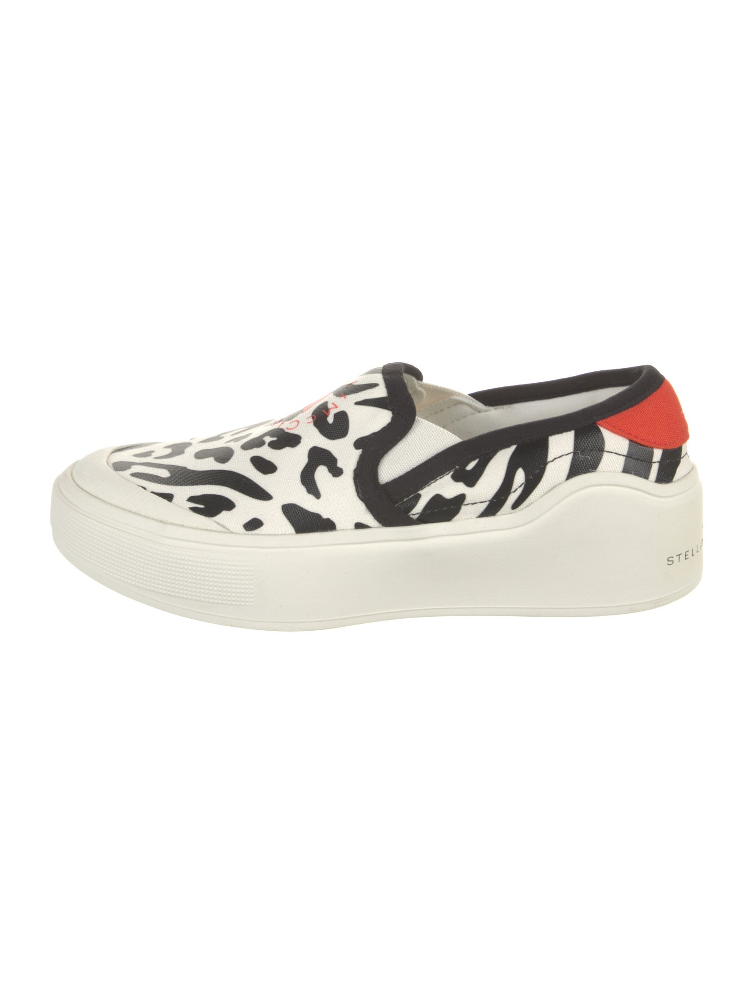 Stella McCartney Canvas Animal Print Sneakers w/ Tags