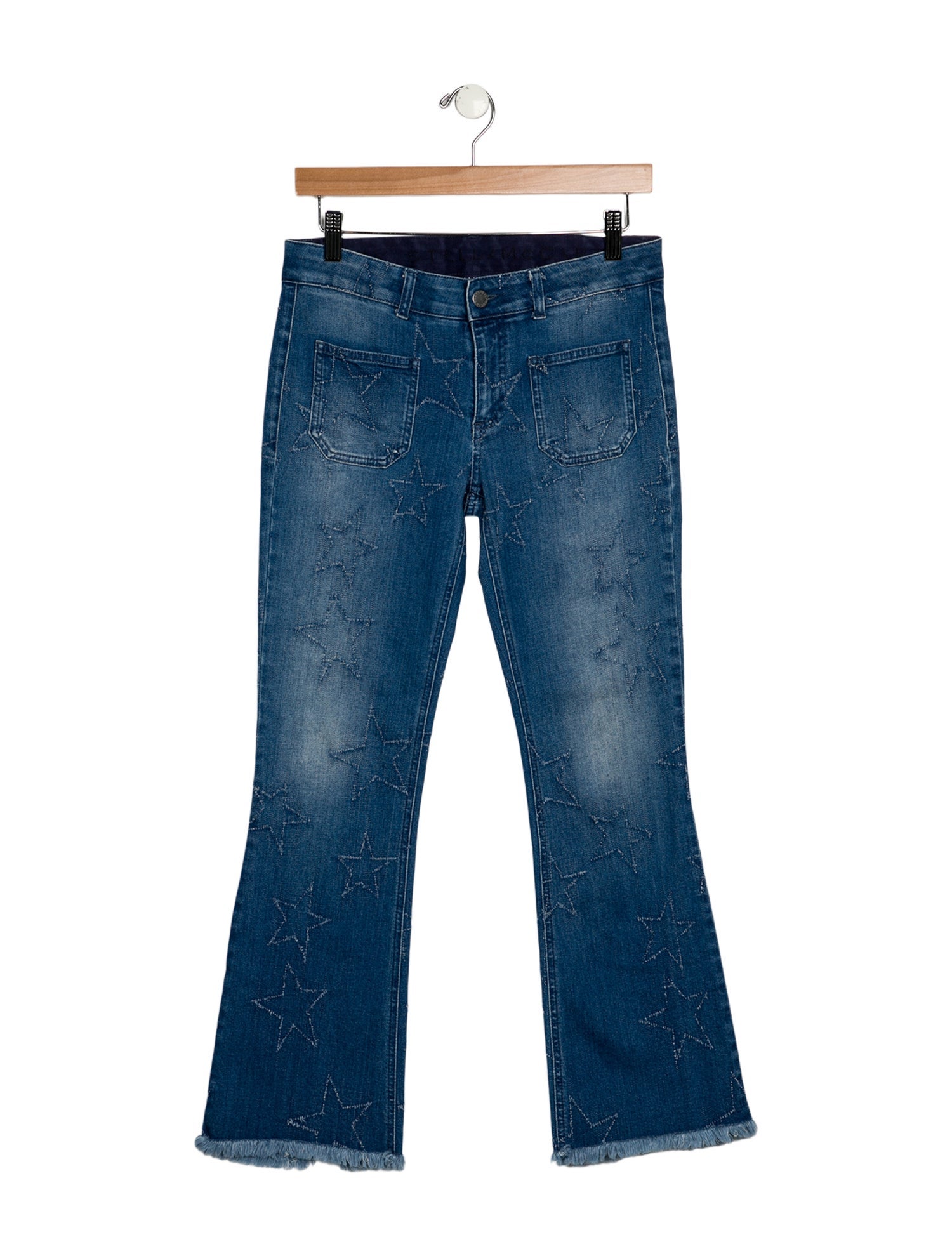 Stella McCartney Mid-Rise Straight Leg Jeans