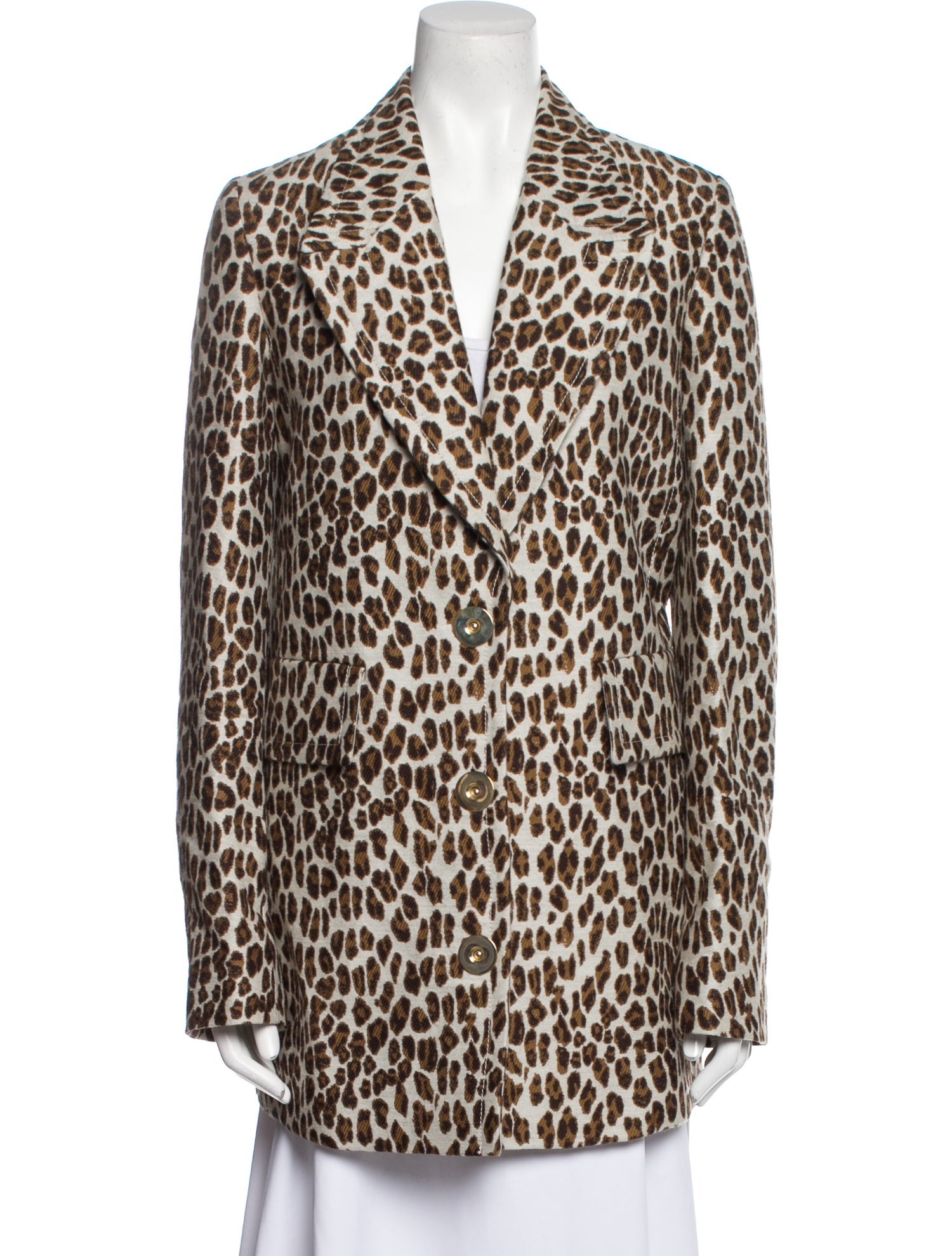 ジャケット Stella Mccartney Single-Breasted Jacket In Jazzberry Wool Stella Mccartney Single-breasted Jacket In Jazzberry Wool In