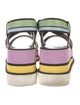 Stella McCartney Leather Printed Slingback Sandals