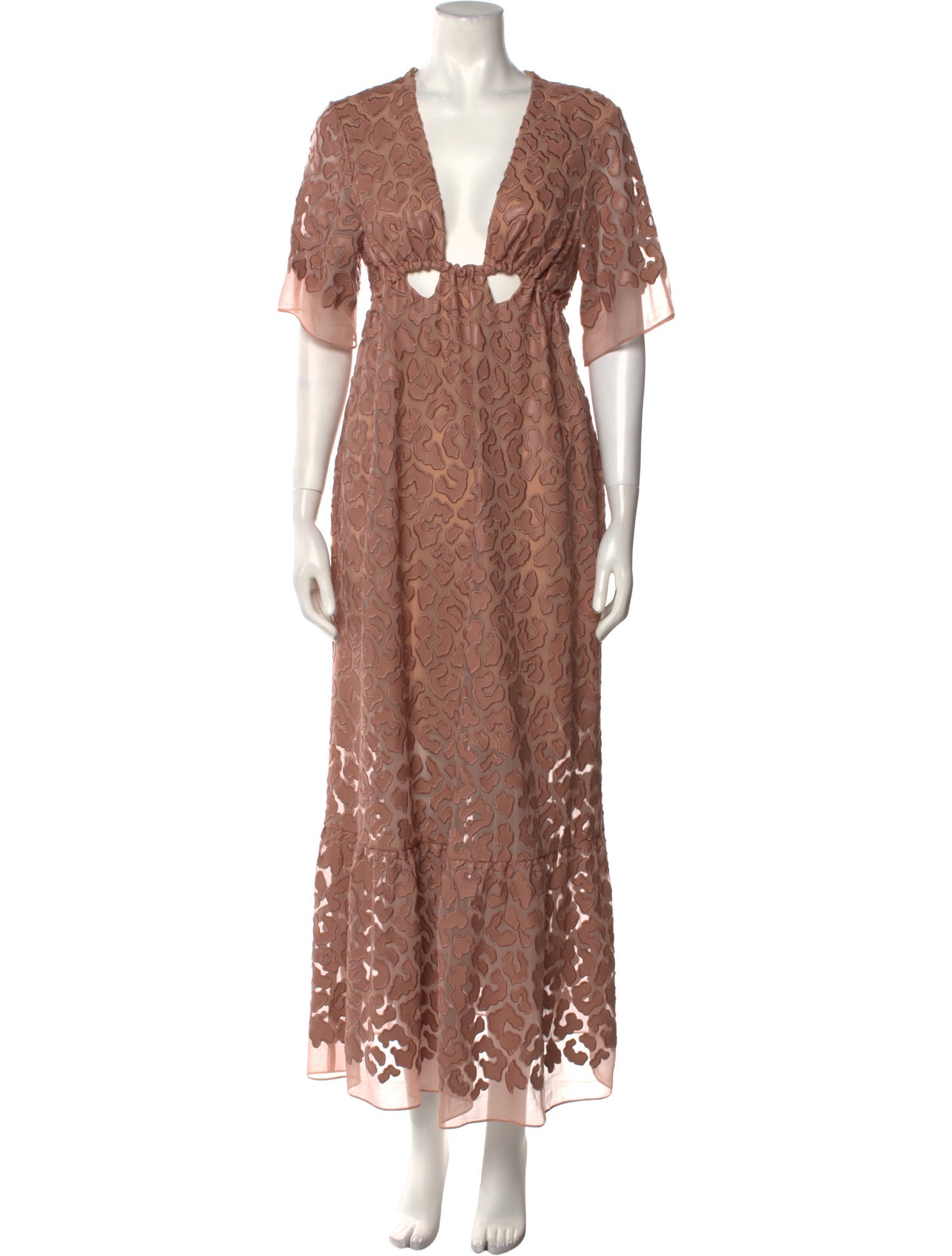 Stella McCartney V-Neck Long Dress w/ Tags