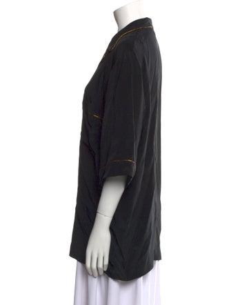 Stella McCartney Three-Quarter Sleeve Button-Up Top