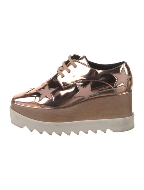 Stella McCartney Patent Leather Printed Oxfords
