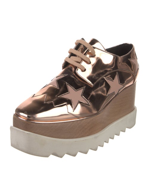 Stella McCartney Patent Leather Printed Oxfords