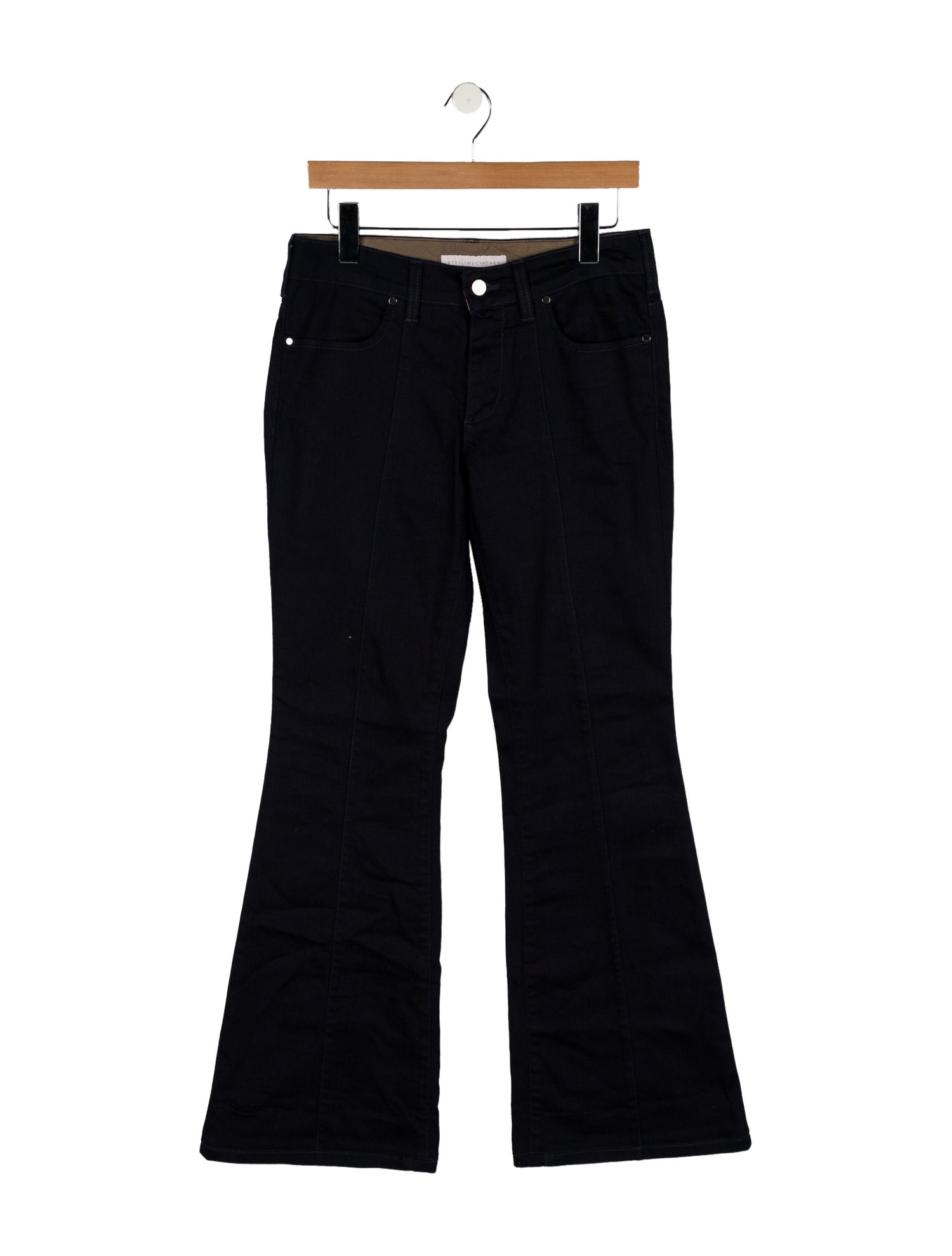 Stella McCartney Mid-Rise Wide Leg Jeans