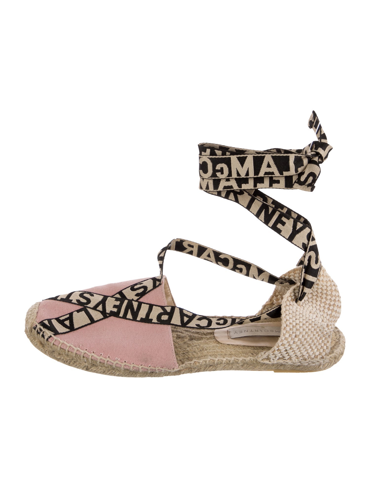 Stella McCartney Jute Printed Espadrilles