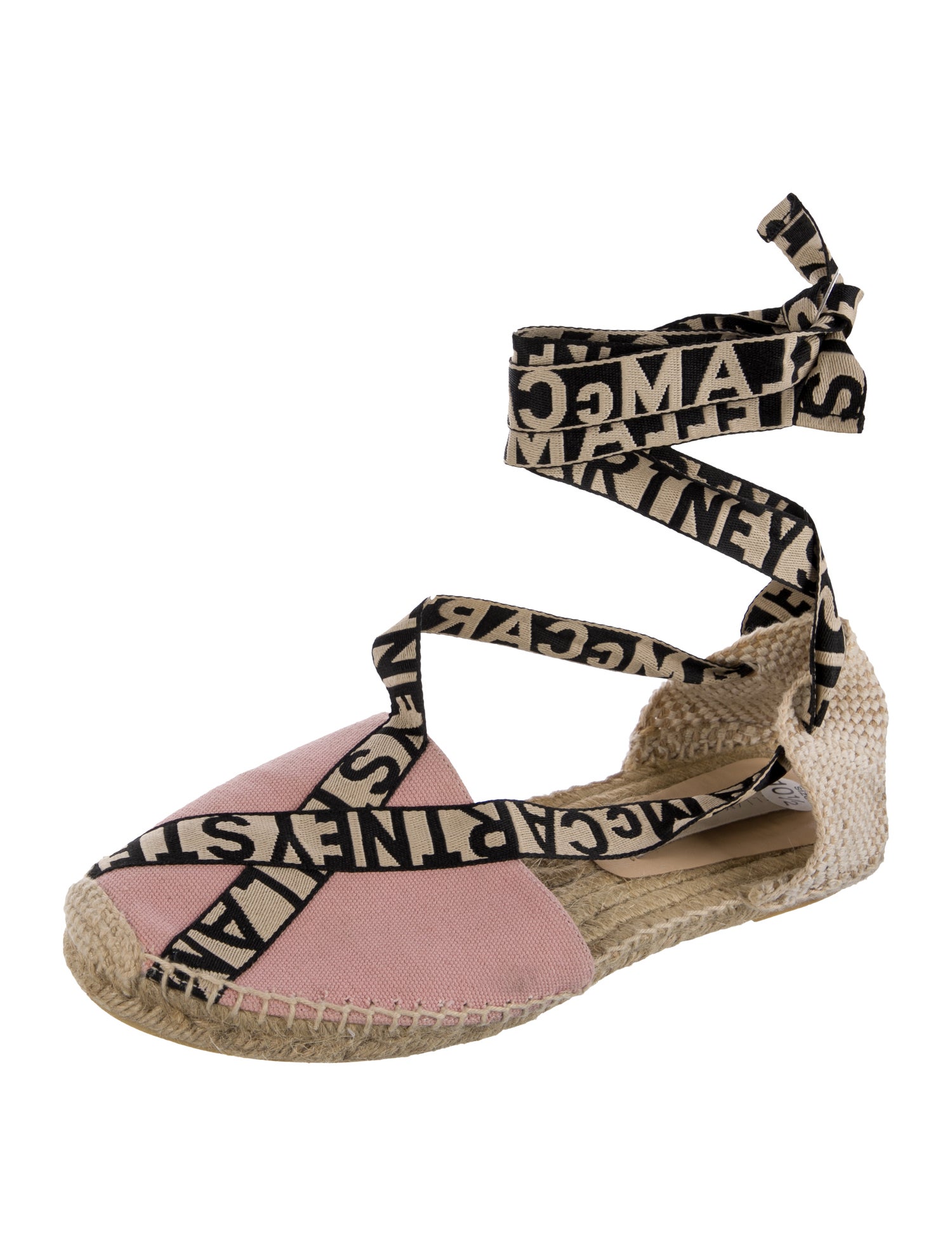 Stella McCartney Jute Printed Espadrilles