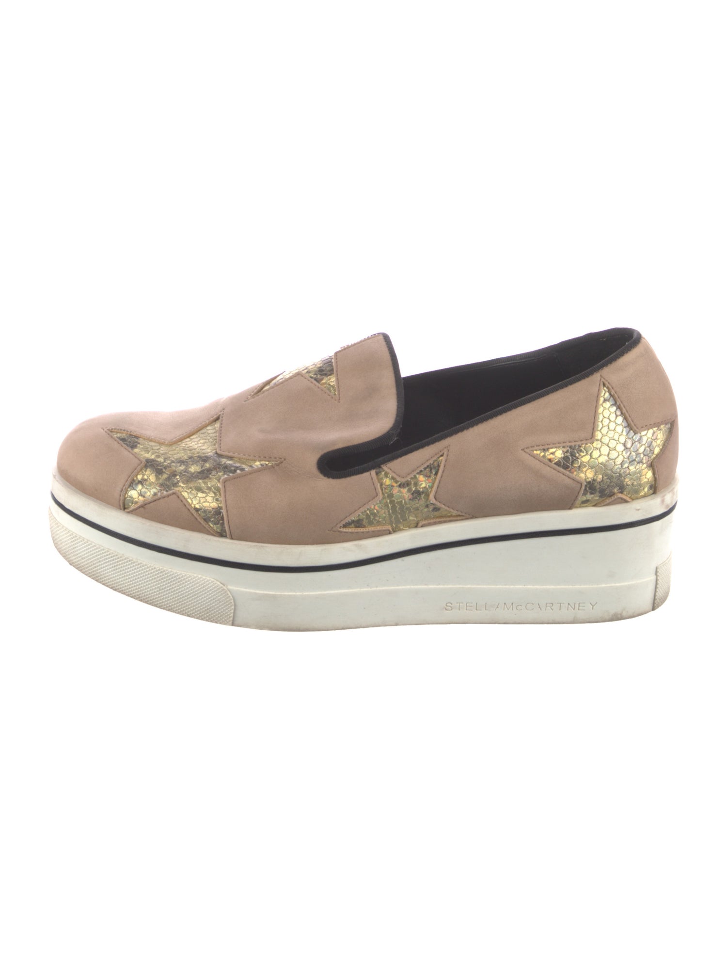 Stella McCartney Suede Wedge Sneakers