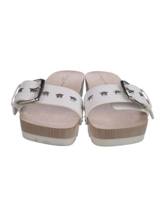 Stella McCartney Vegan Leather Studded Accents Slides