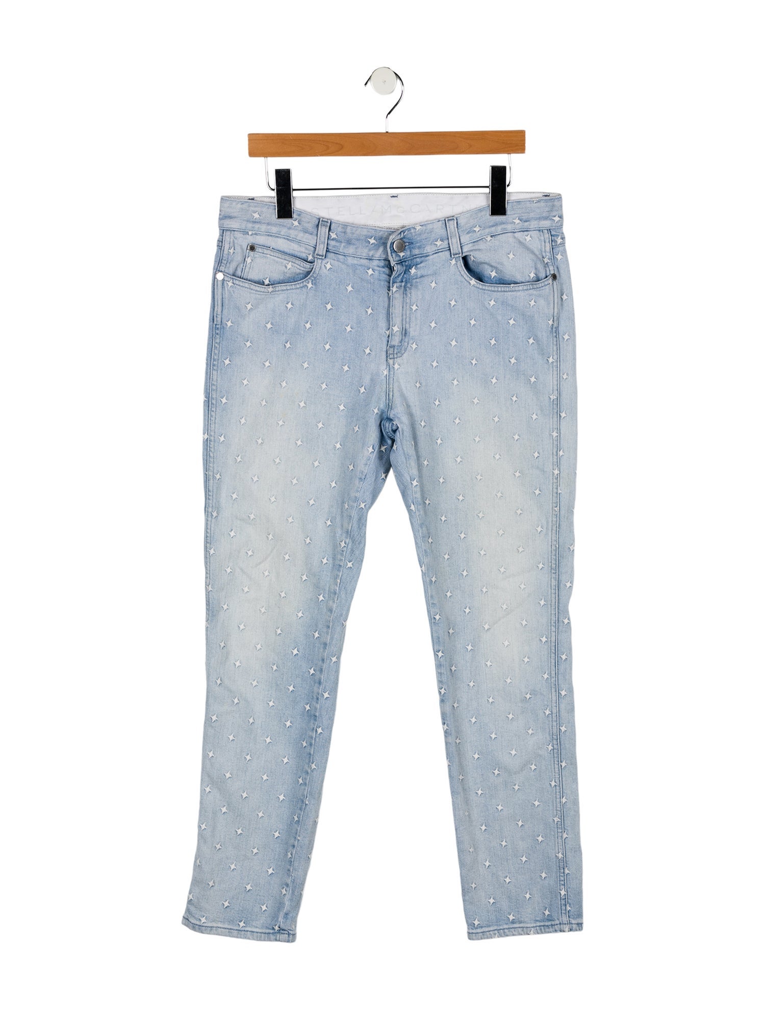 Stella McCartney Mid-Rise Straight Leg Jeans