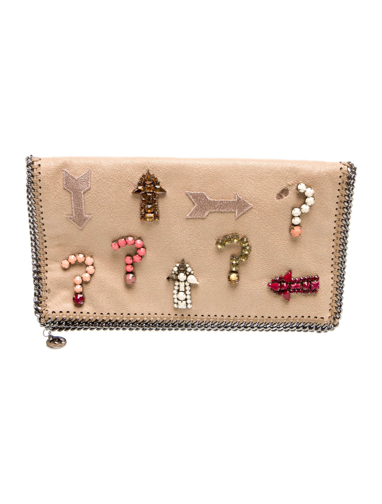 Stella McCartney Vegetarian Suede Clutch