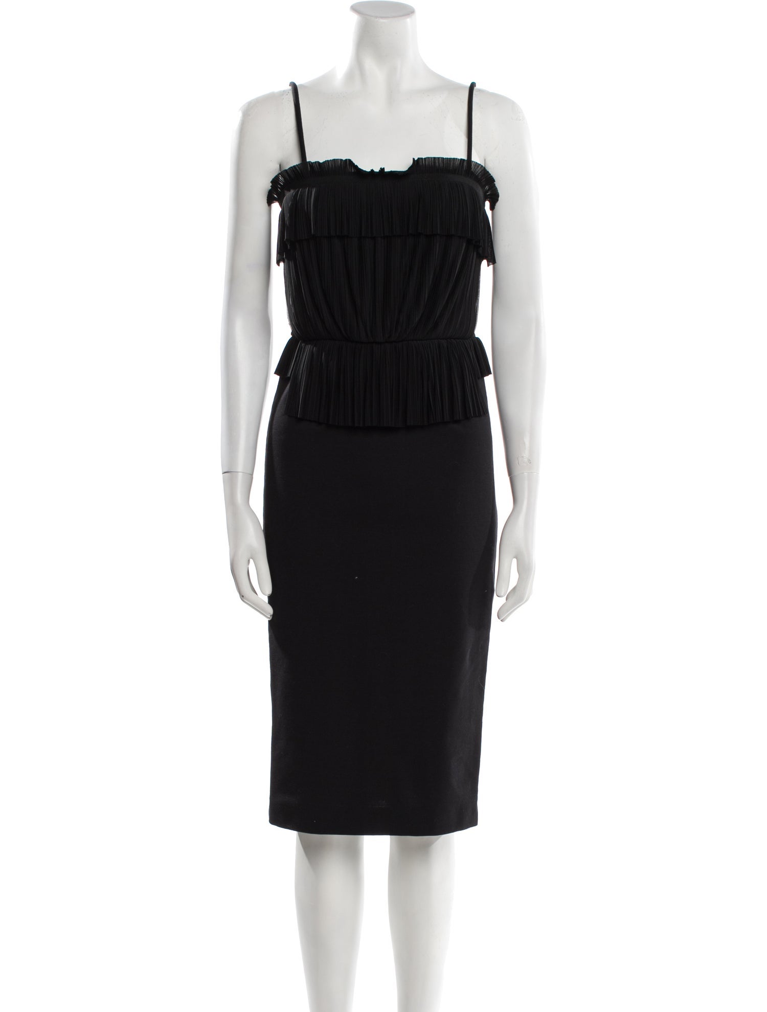 Stella McCartney Square Neckline Midi Length Dress